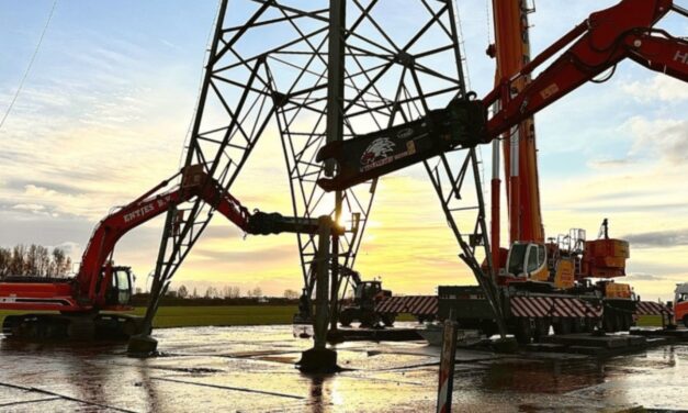 Sloop elektriciteitsmasten krijgt vaart