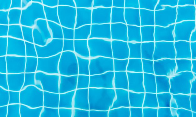 Medewerkers Nobian staan zwembad bij